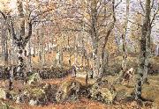 Camille Pissarro There are rock scenery France oil painting artist